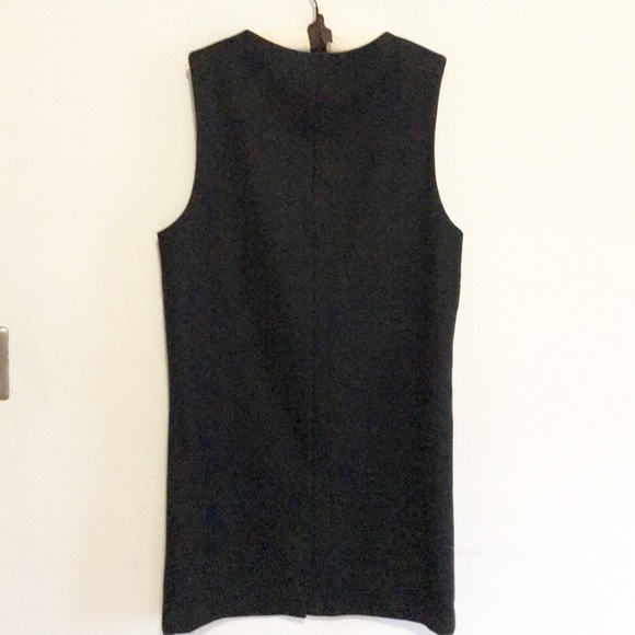 HERMAN GEIST Black DeepV-Neck Mod Dress Size 10 - Picture 8 of 10